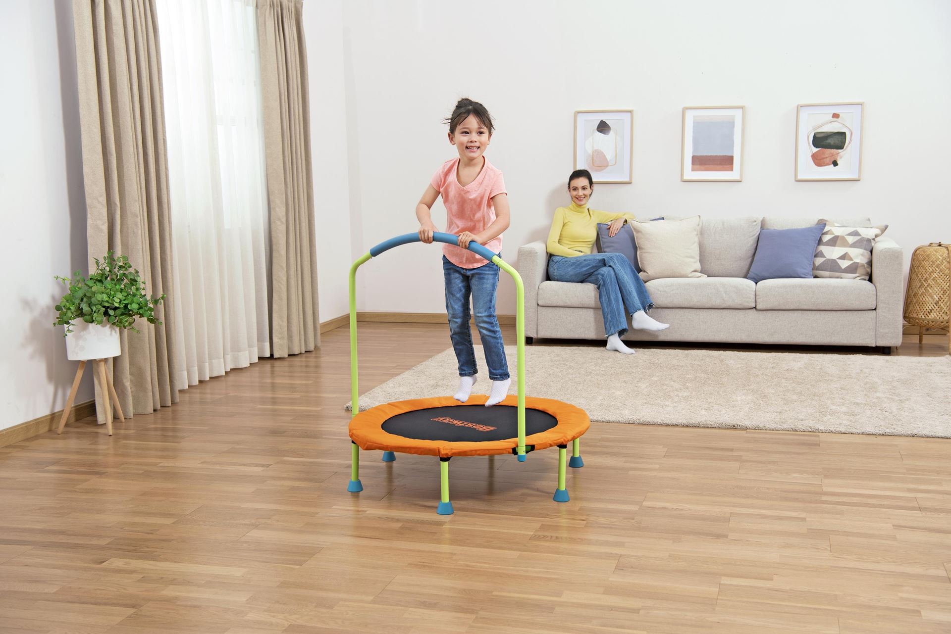 Bestway-trampoline-wonderjump-91cm-oranje
