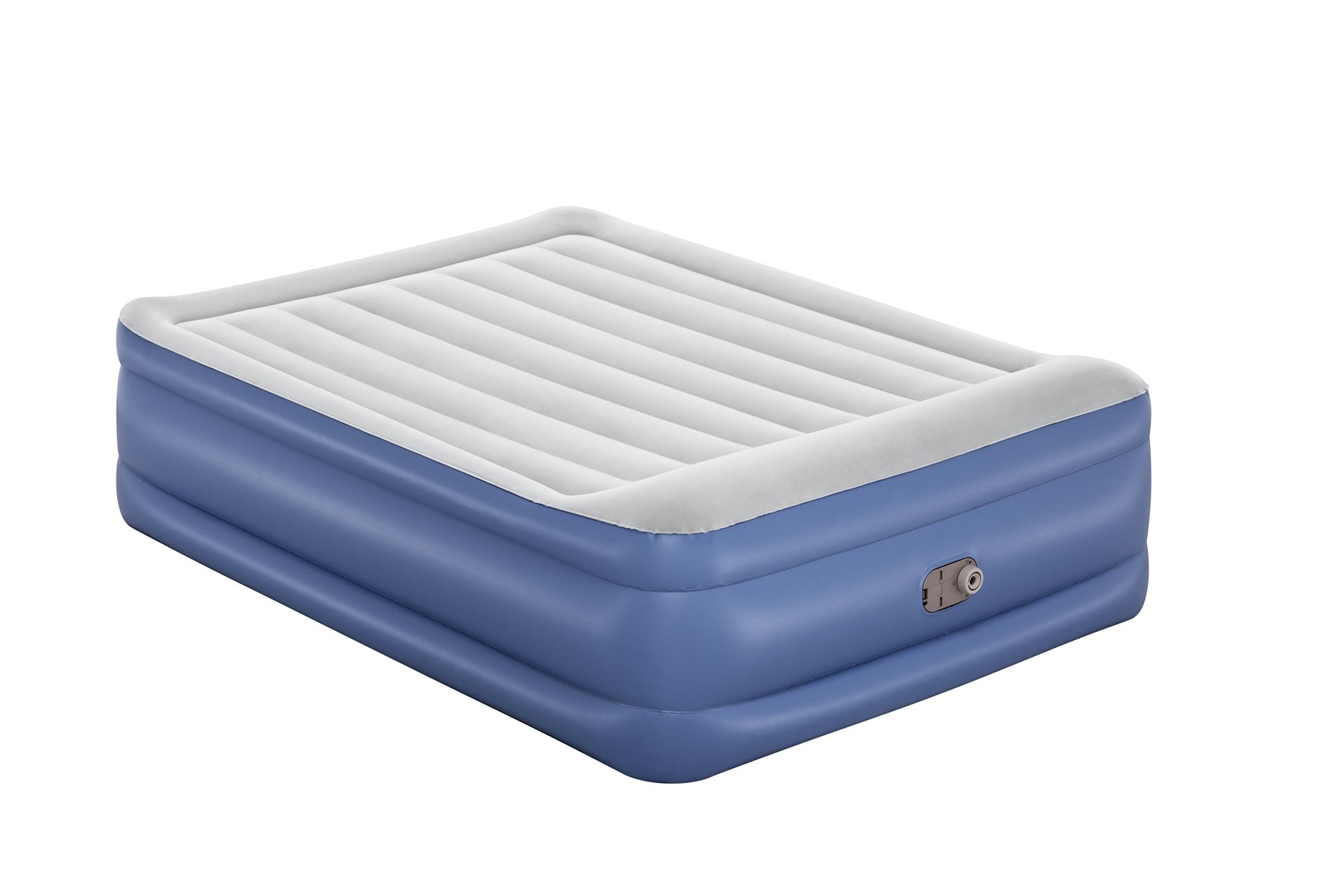 Bestway airbed 'Tritech Queen' - 203x152x56 cm - with built-in pump and deflation valve - Tritech material - Retains its shape Bestway-2-03m-x-1-52m-x-56cm-Tritech-Air-Mattress-Queen-Built-in-AC-Pump