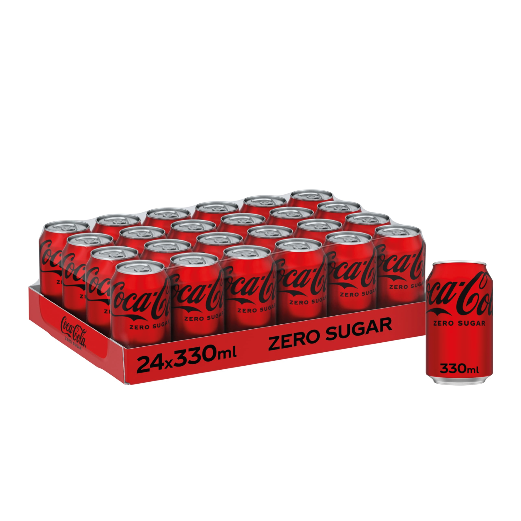 Coca-Cola Zéro Sucre - 24 x 33 cl en barquette