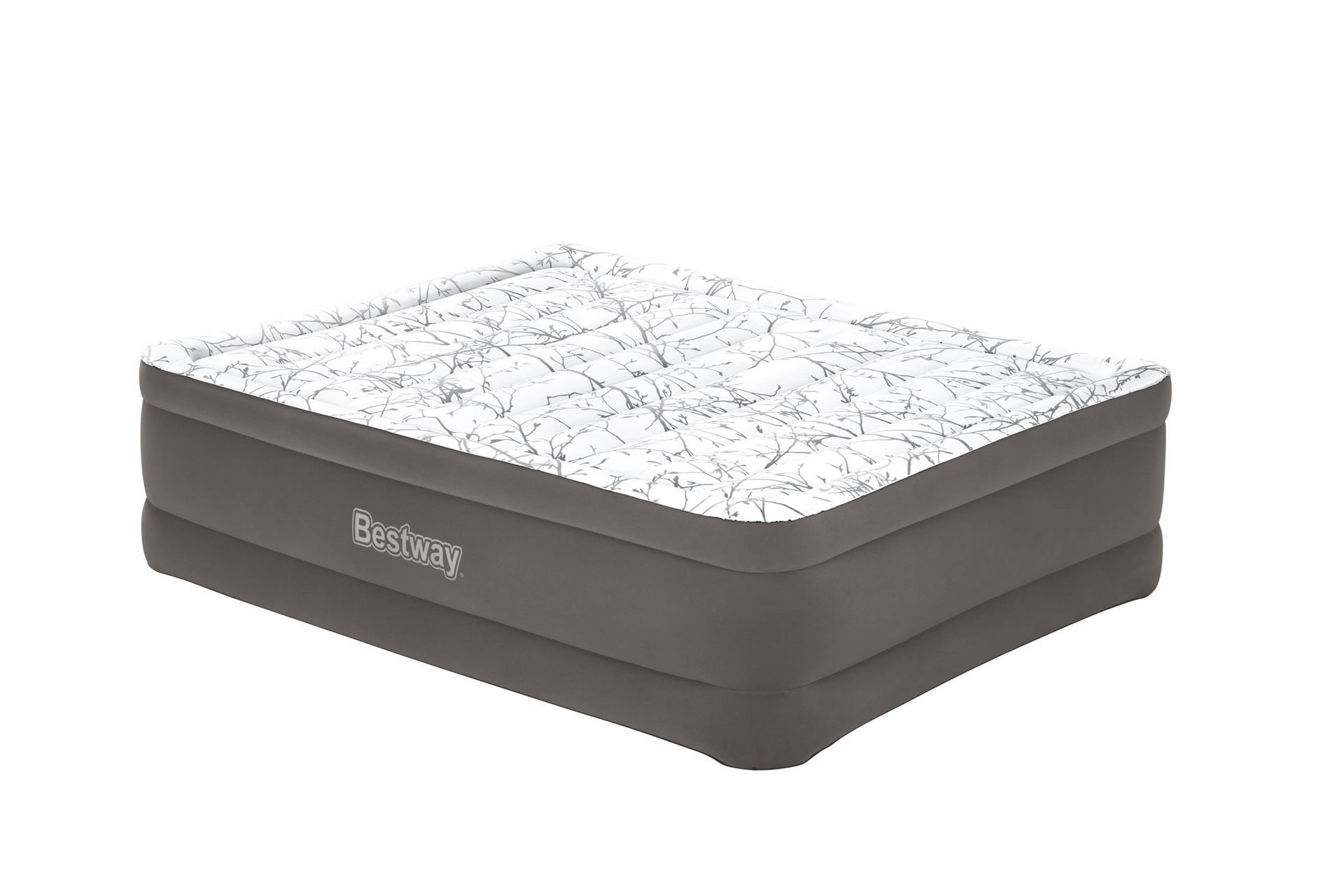 Bestway-2-03m-x-1-52m-x-56cm-Tritech-Fashion-Flock-Air-Mattress-Queen-Built-in-AC-Pump