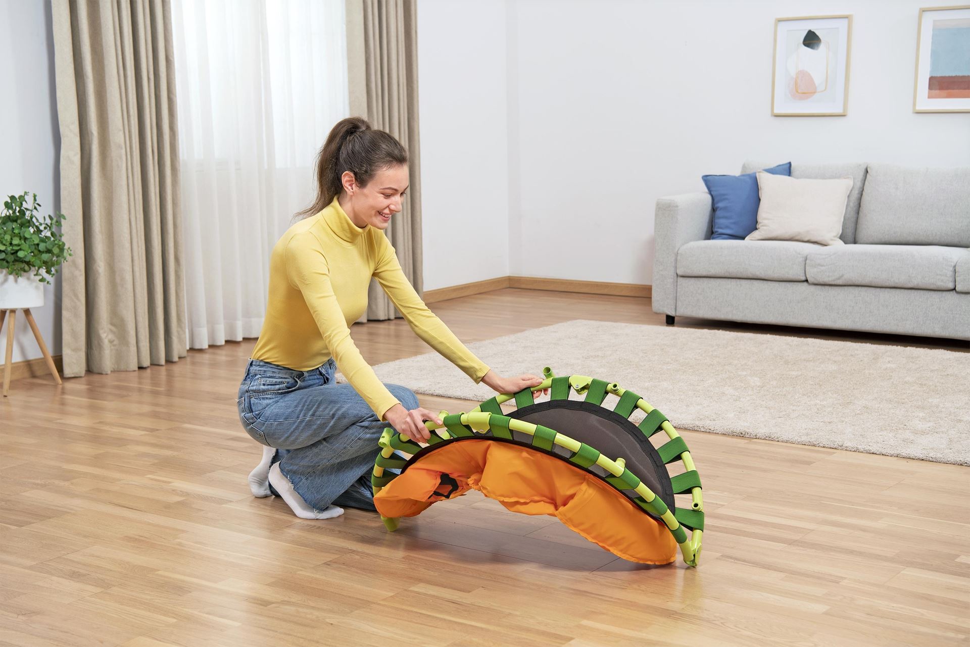 Bestway-trampoline-wonderjump-91cm-oranje