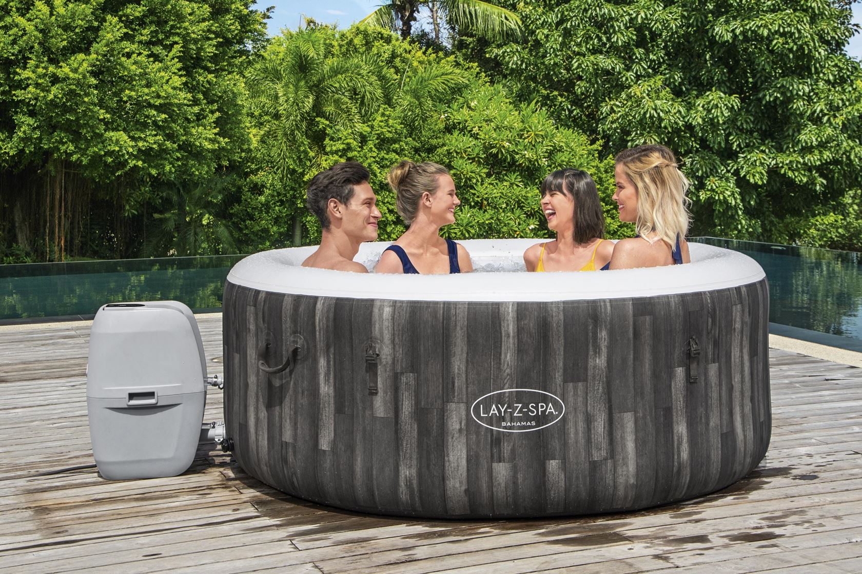 Bestway Lay-Z-Spa Bahamas AirJet opblaasbare spa - 2-4 personen