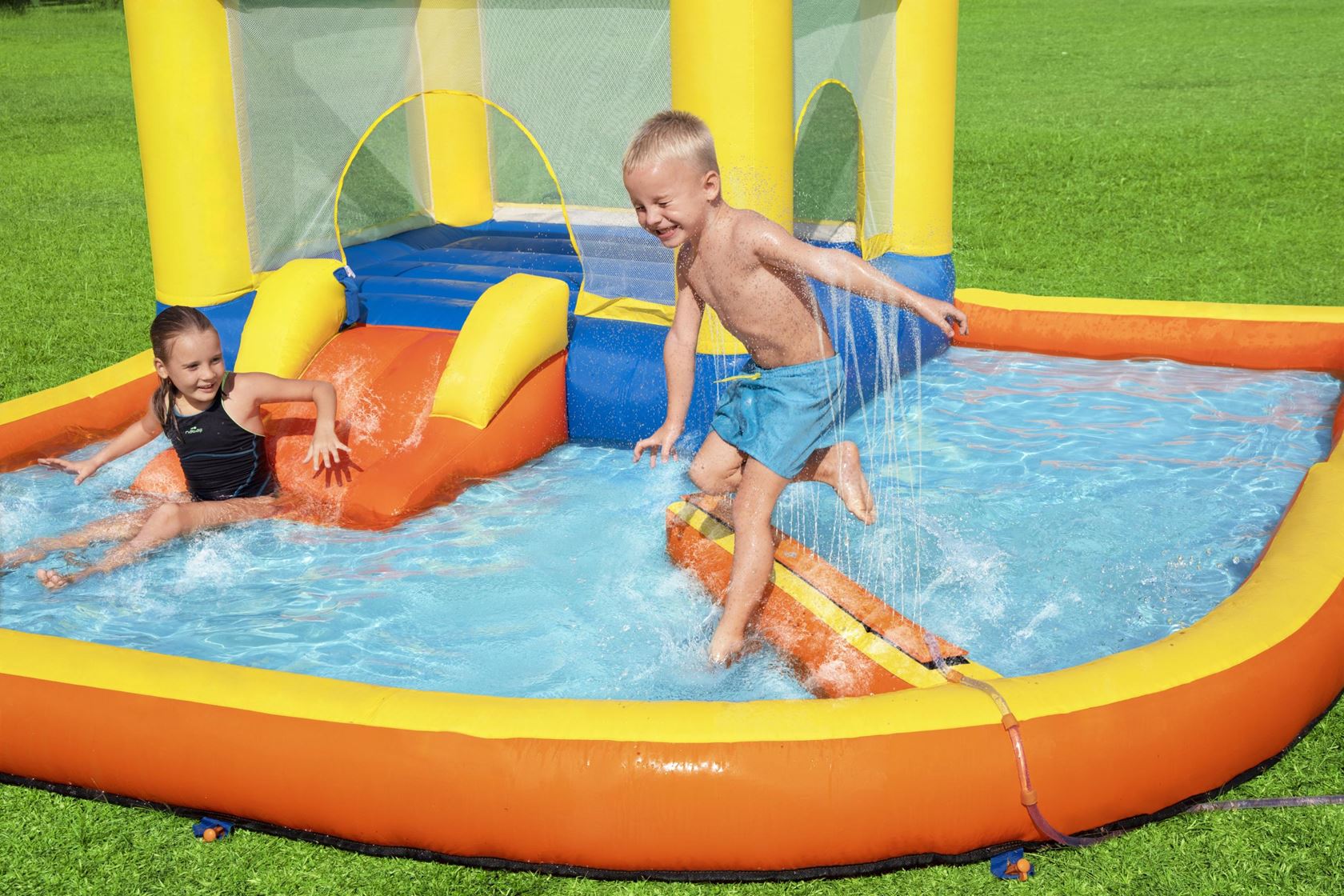 Bestway inflatable water park H2OGO! Beach Bounce - L365 x W340 x H152 cm