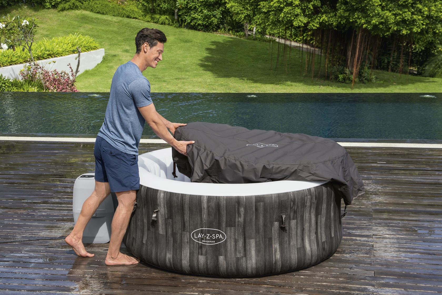 Bestway Lay-Z-Spa Bahamas AirJet inflatable spa - 2-4 people