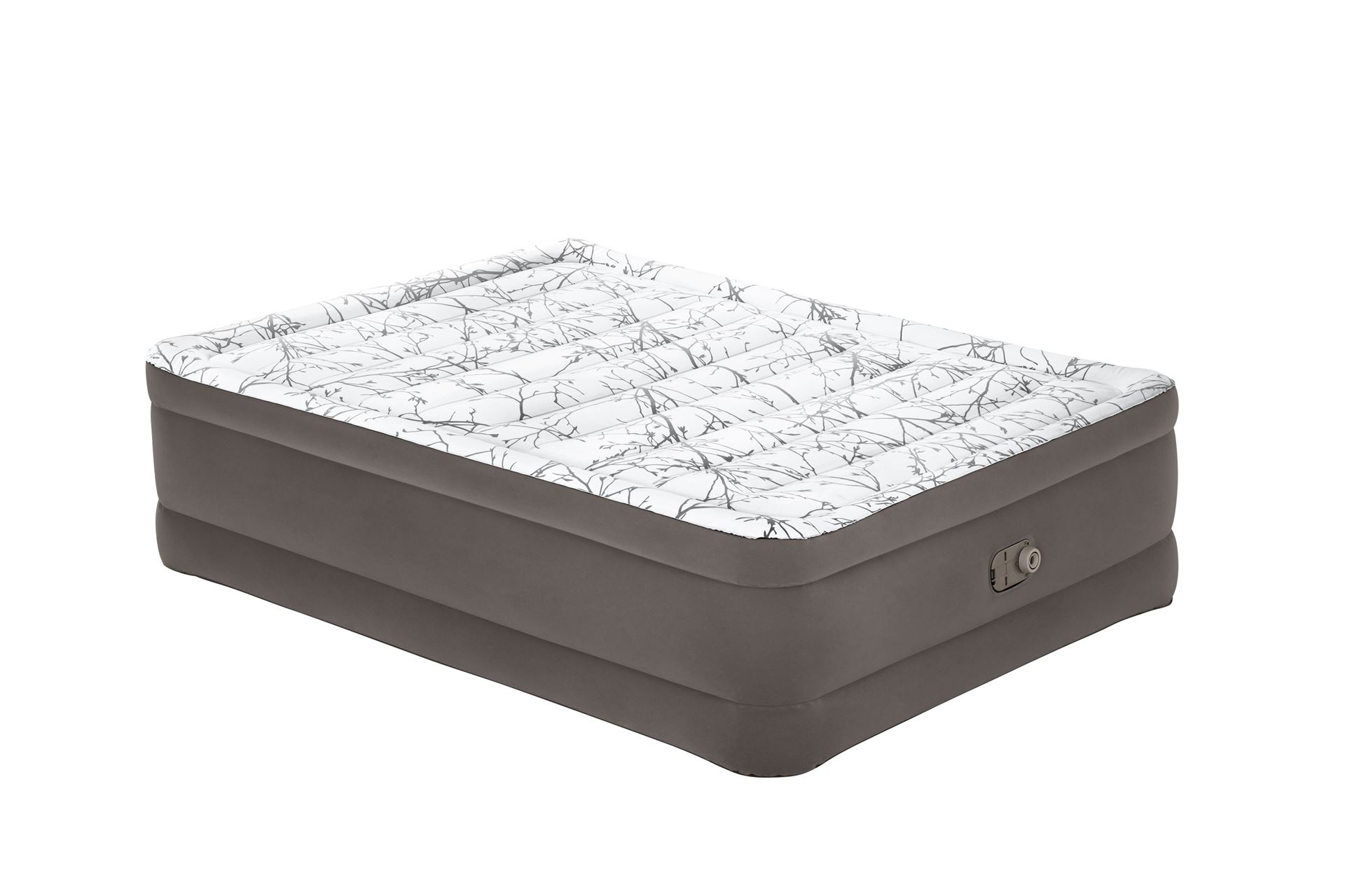 Bestway-2-03m-x-1-52m-x-56cm-Tritech-Fashion-Flock-Air-Mattress-Queen-Built-in-AC-Pump