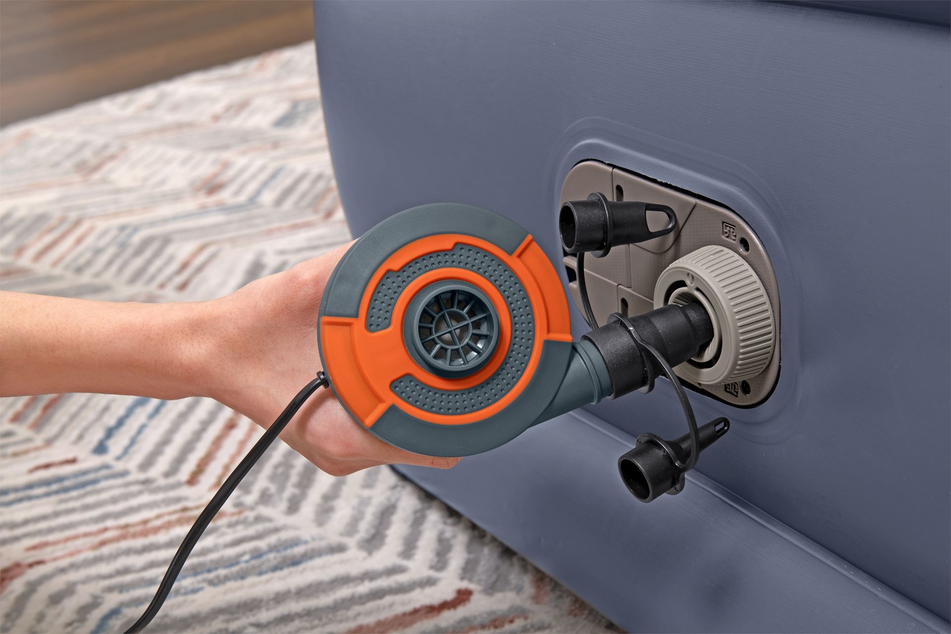 Bestway-2-03m-x-1-52m-x-51cm-Tritech-Air-Mattress-Queen-Built-in-AC-Pump