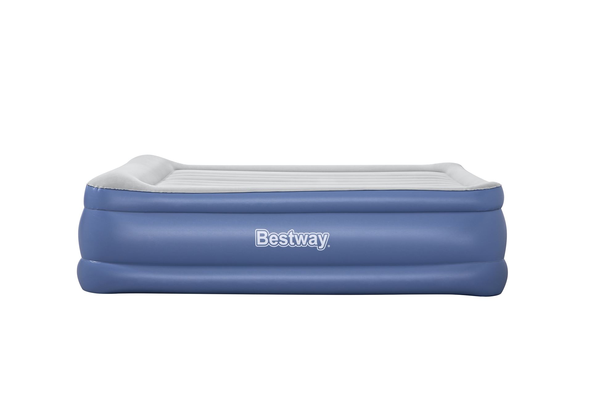 Bestway airbed 'Tritech Queen' - 203x152x56 cm - with built-in pump and deflation valve - Tritech material - Retains its shape Bestway-2-03m-x-1-52m-x-56cm-Tritech-Air-Mattress-Queen-Built-in-AC-Pump
