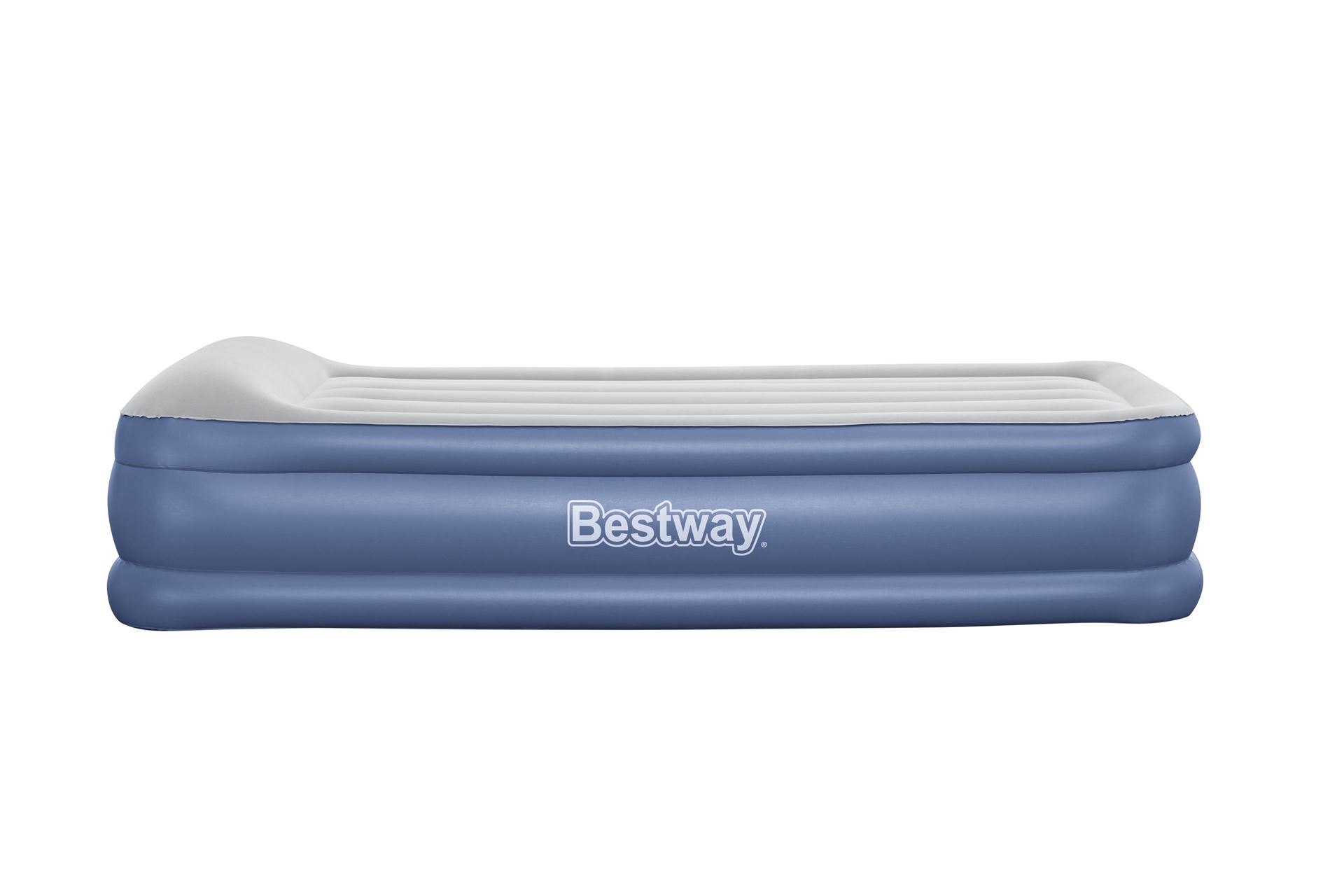 Bestway luchtbed 'Tritech Queen' - 191x97x46 cm - met ingebouwde USB pomp Bestway-1-91m-x-97cm-x-46cm-Tritech-Air-Mattress-Twin-Built-in-AC-Pump