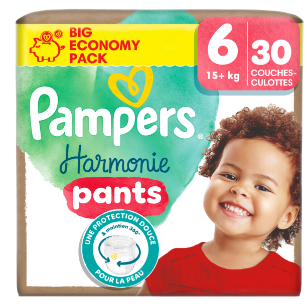 Pampers Harmonie pants - Maat 6 (15+ KG) - 30 luierbroekjes