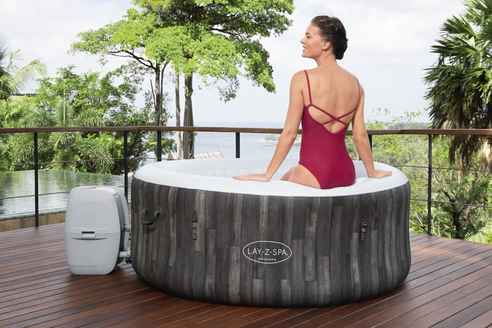 Bestway Lay-Z-Spa Bahamas AirJet opblaasbare spa - 2-4 personen