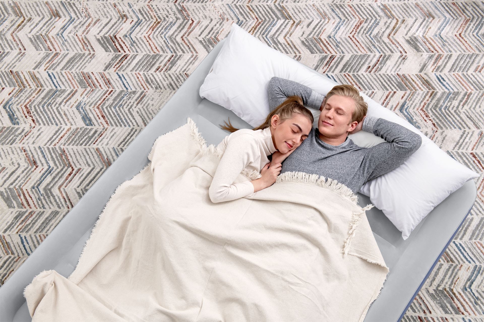 Bestway-2-03m-x-1-52m-x-51cm-Tritech-Air-Mattress-Queen-Built-in-AC-Pump