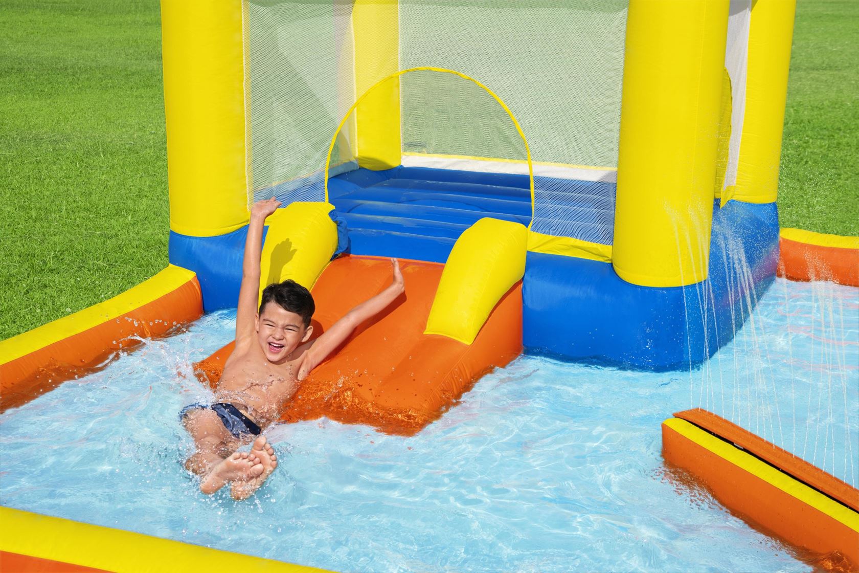 Bestway inflatable water park H2OGO! Beach Bounce - L365 x W340 x H152 cm