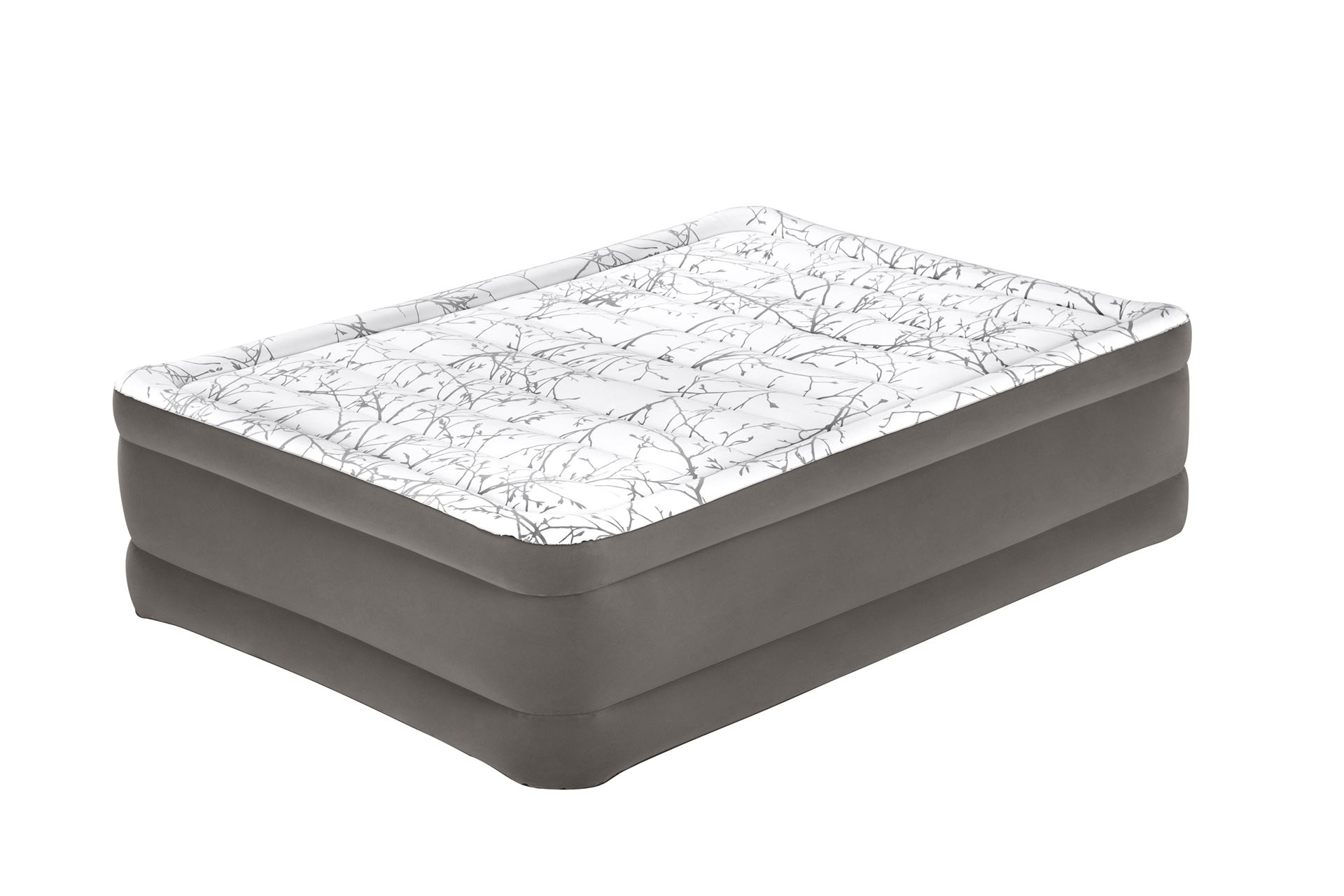 Bestway-2-03m-x-1-52m-x-56cm-Tritech-Fashion-Flock-Air-Mattress-Queen-Built-in-AC-Pump