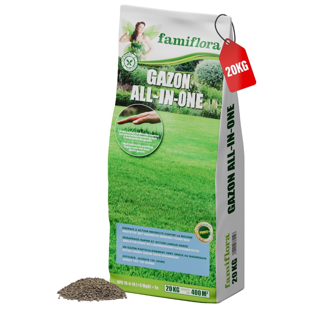 Famiflora lawn fertilizer All-in-One - 20 kg for 400m²