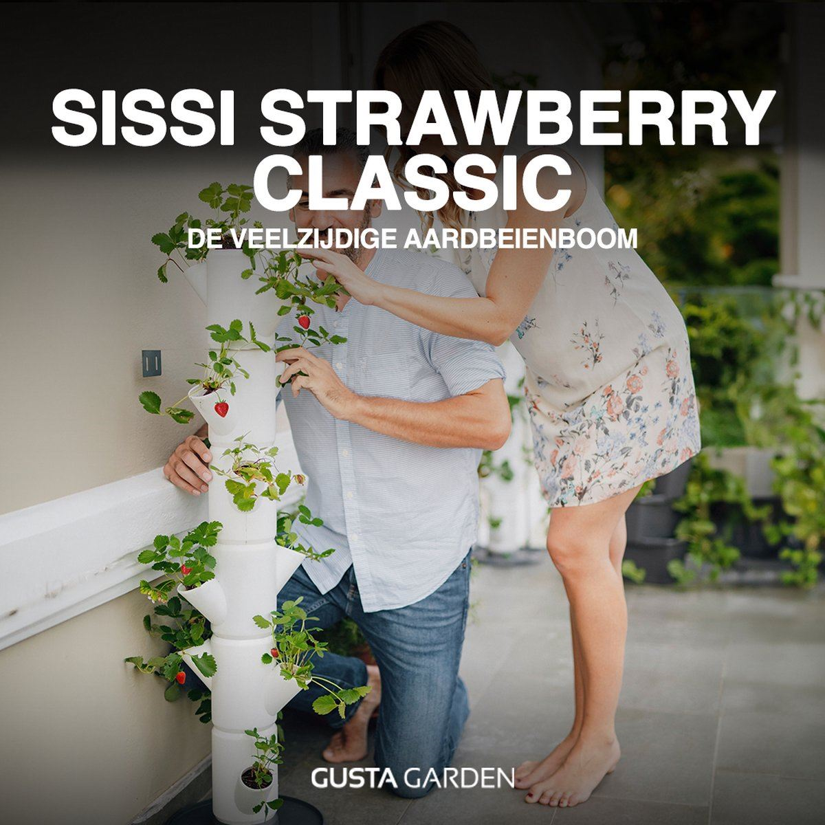 Gusta Garden SISSI STRAWBERRY - aardbeientoren - 6 niveaus